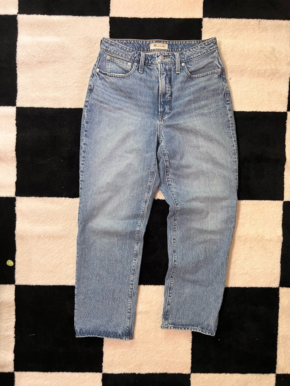 Madewell Women's Straight Leg Jeans - Light Blue Wash